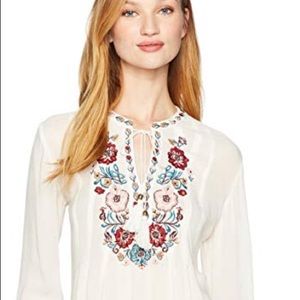 Vintage America Embroidered Oversized Shirt sz XL